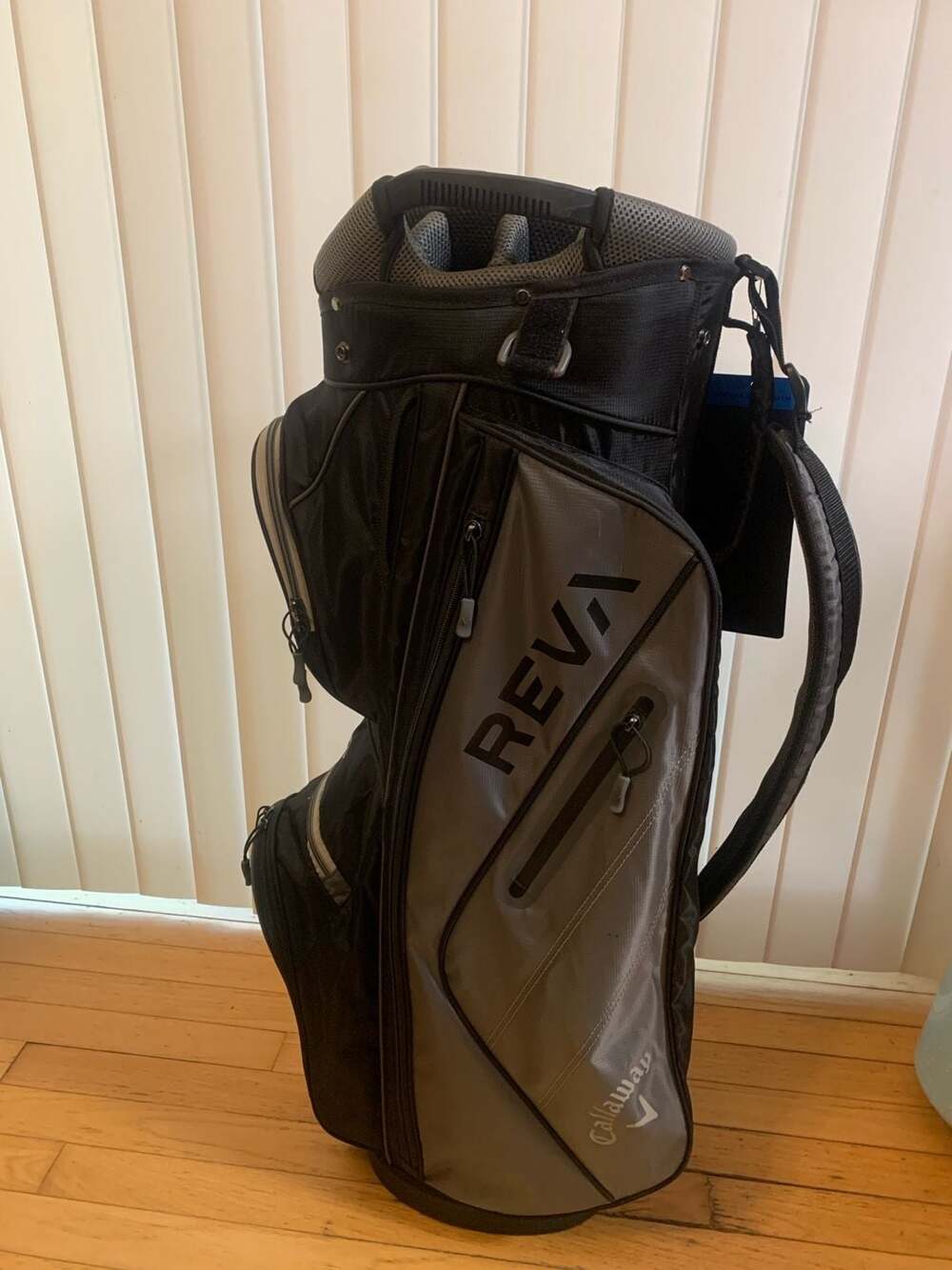 NEW Callaway Reva Cart Golf Bag BLACK AND GREY 14 Dividers - Picture 3 of 8